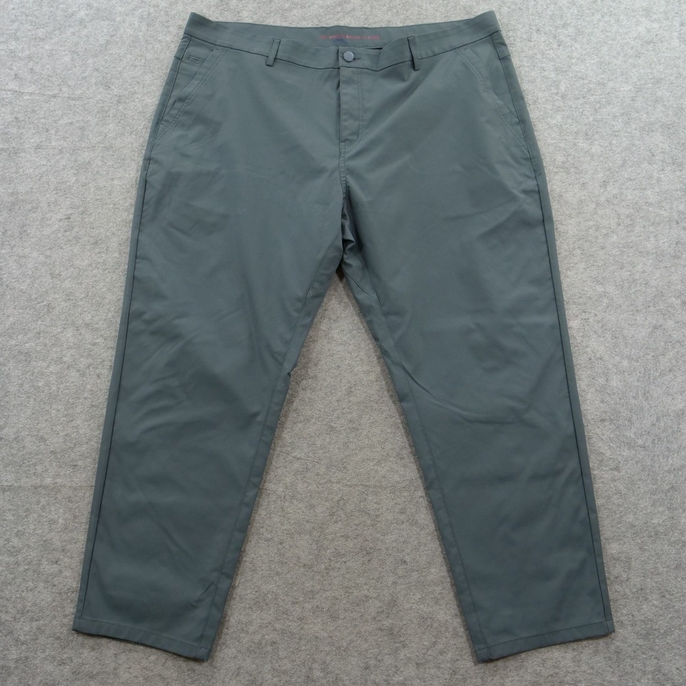 Marcus Pierce Pants Mens 40 Gray Performance Tech Golf Trousers Chino